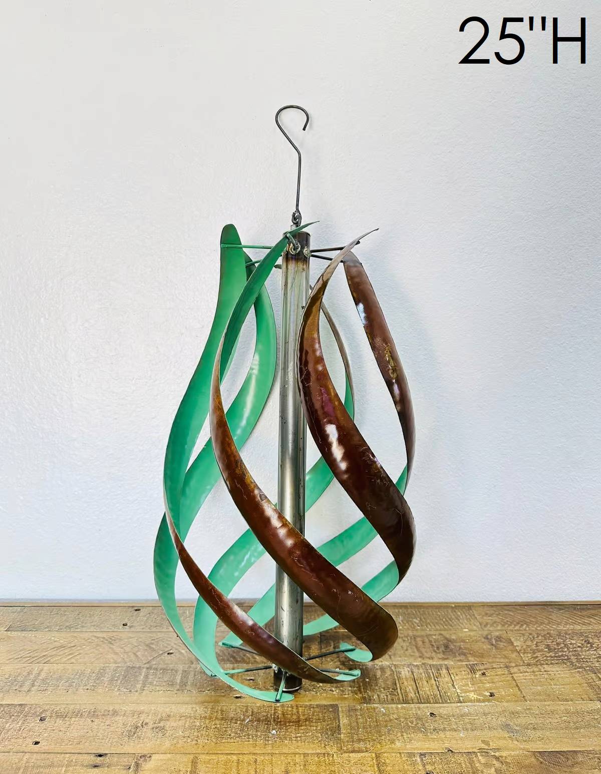 28-065 - Brown Flame Hanging Spinner