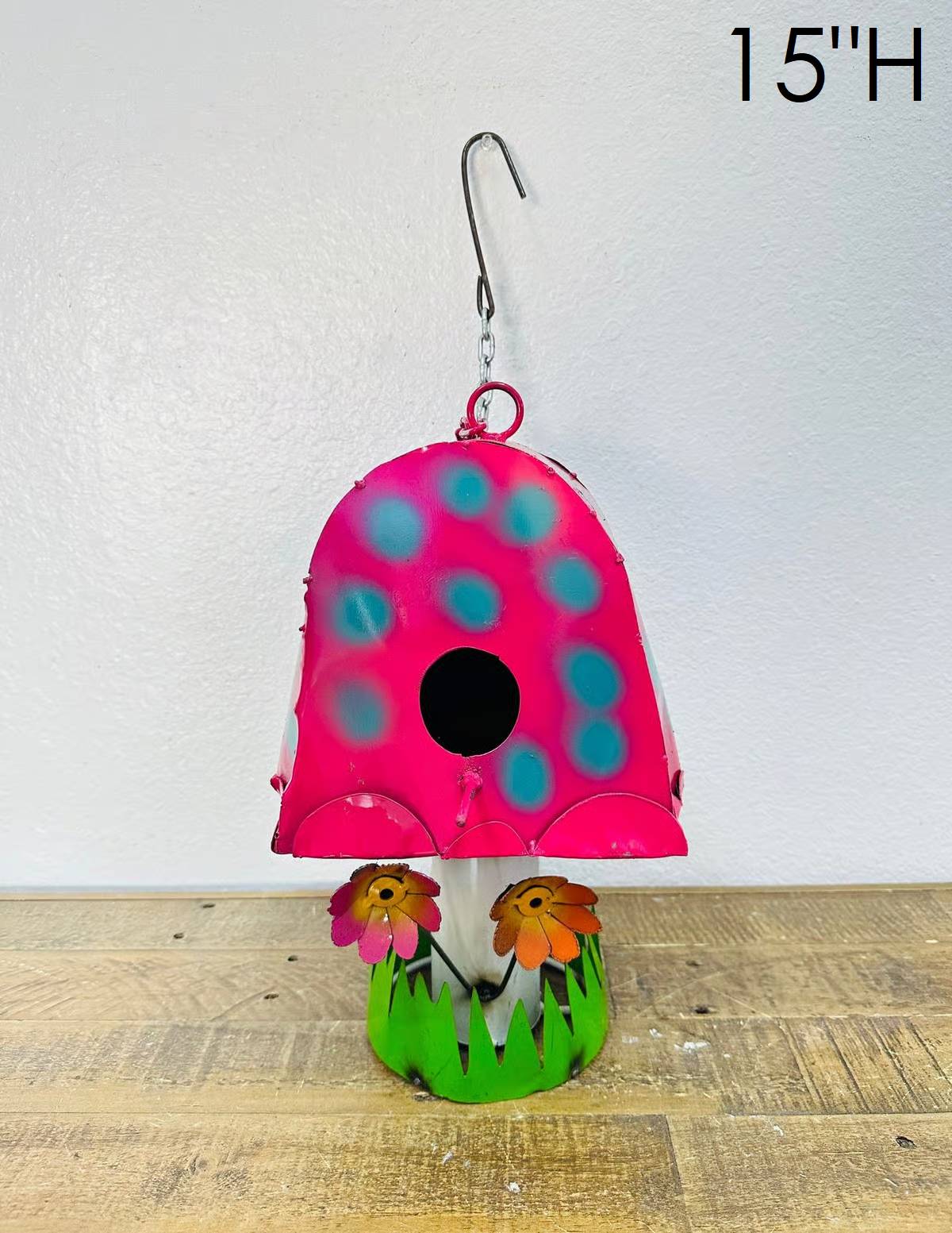 28-521 - Mushroom Birdhouse - Asstd. Colors