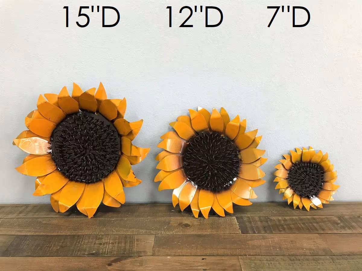32-086 - Wall Sunflower 3 PC Set