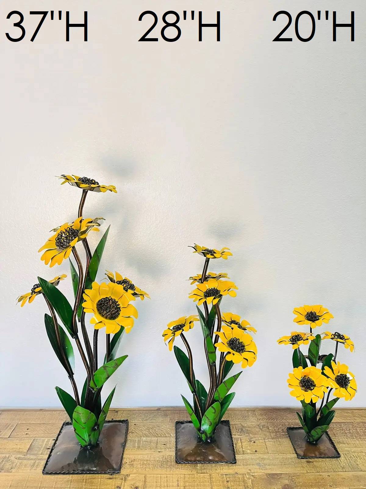 32-502 - Sunflower Vase 3pc Set