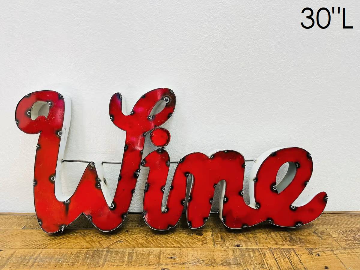 33-079 - SM Red Cursive Wine