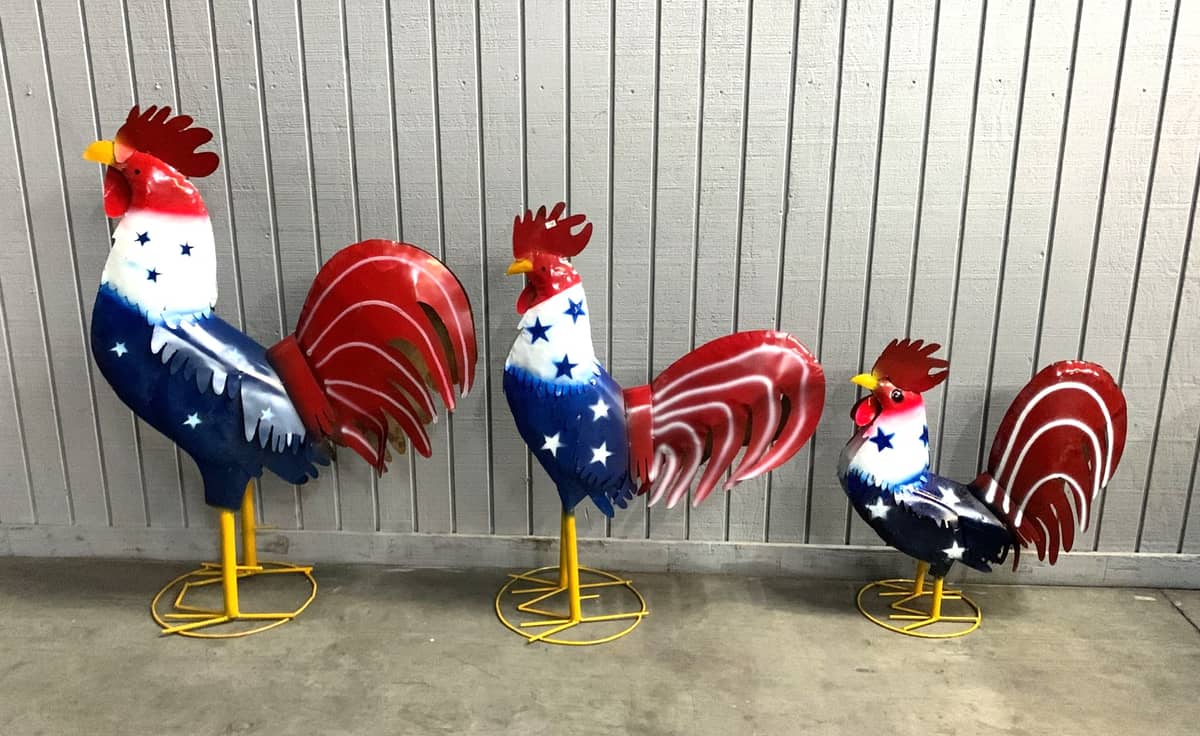 34-003 - 39" American Rooster