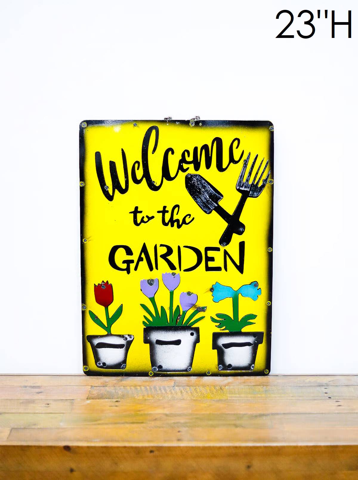 36-376 - Welcome to the Garden Wall Sign