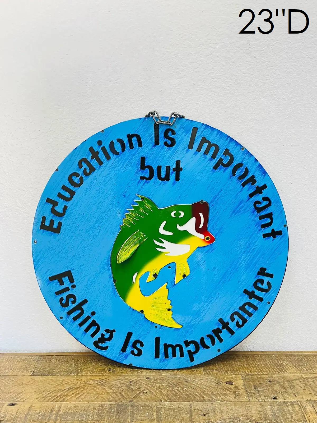 36-392 - Fishing Is Importanter Sign