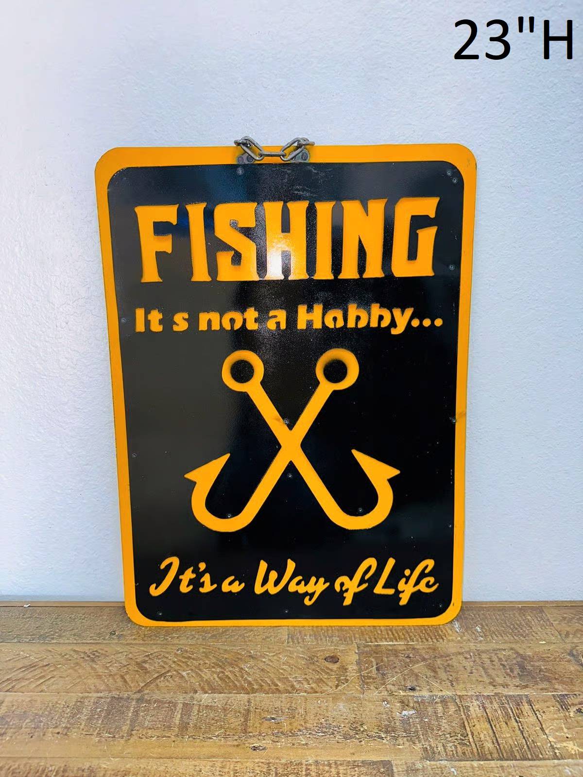 36-881 - Fishing Is Not A Hobby Wall Sign