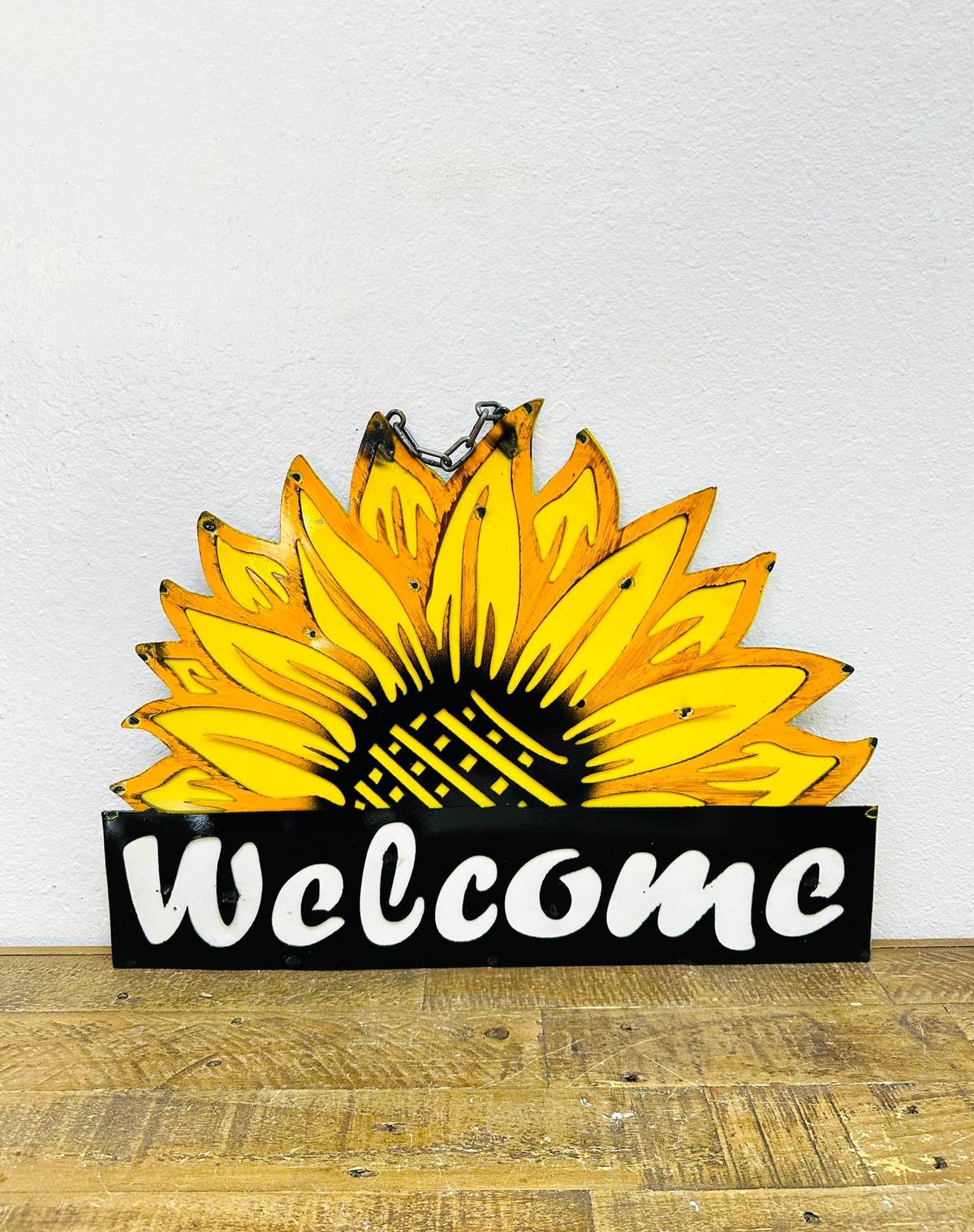 36-908 - Welcome Sunflower Wall Sign