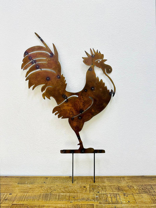30-833 - Rustic Rooster Stake